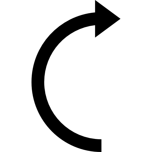 512x512 Right Curved Arrow Icons Free Download