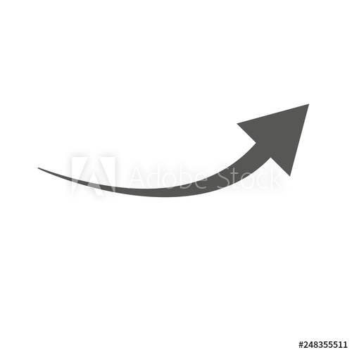 500x500 Black Arrow Icon On White Background Flat Style Arrow Icon