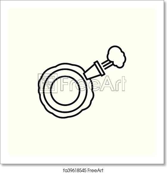 561x581 Free Art Print Of Whoopee Cushion Icon Outline Style Whoopee