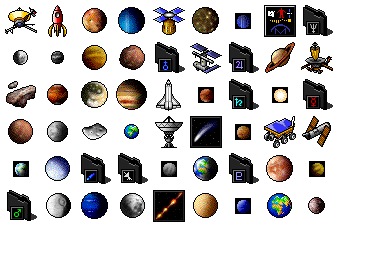 390x260 Space Iconset