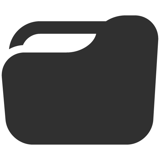 512x512 Folder Icon Mono General Iconset Custom Icon Design