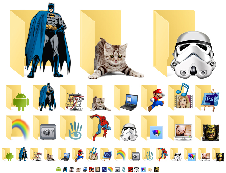 material icon theme change folder color