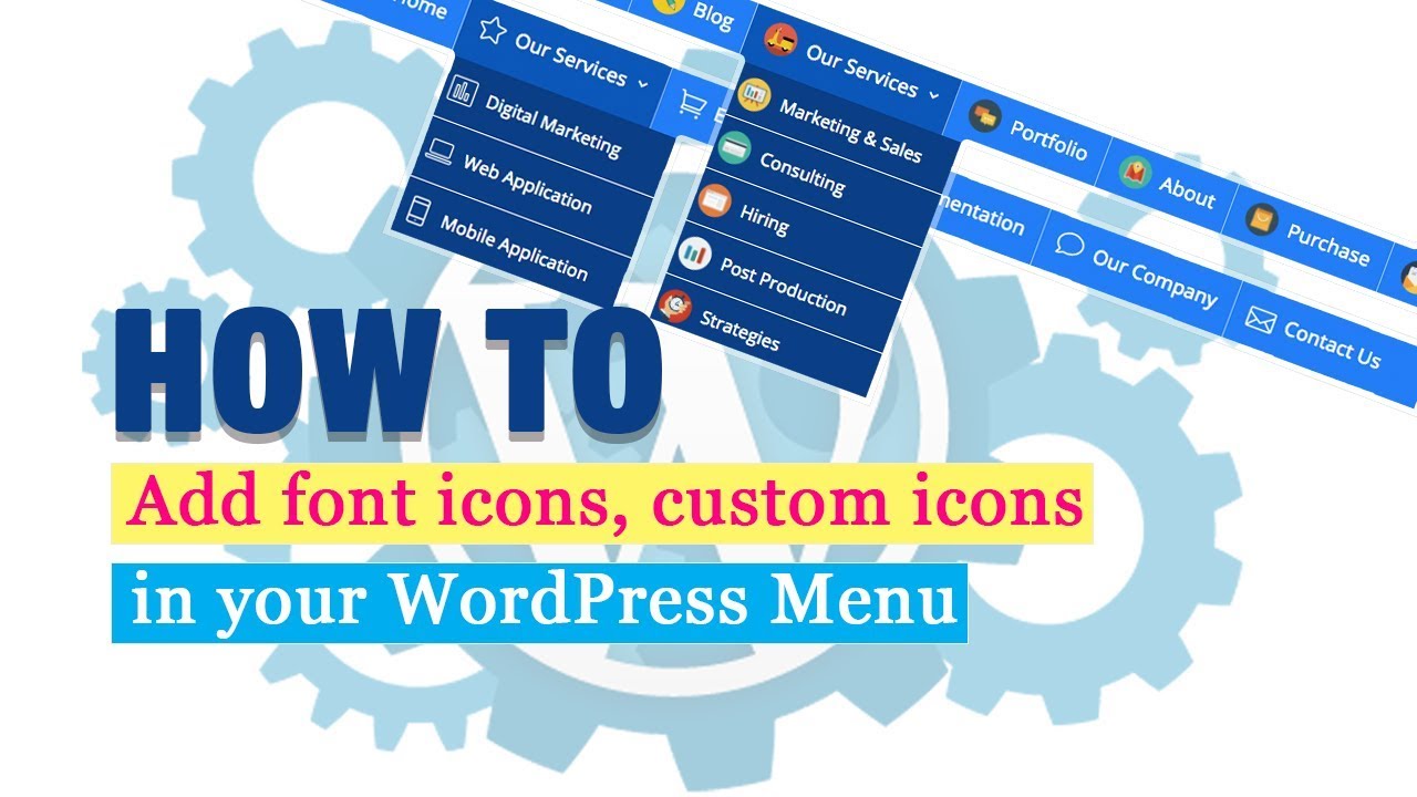1280x720 How To Add Font Or Custom Icon In Your Wordpress Menu