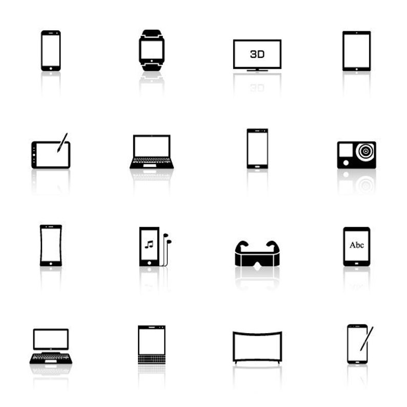 794x794 Gadgets Icons Mobile Icon Design Icon Set Icon Etsy