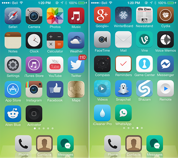 593x525 Is An Iphone Theme That Goes Far Beyond Custom Icons