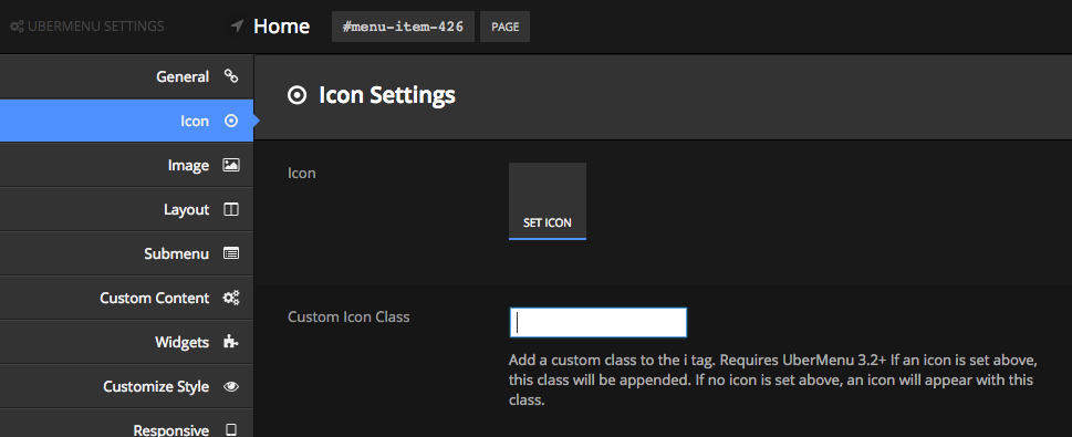 969x395 Icon Custom Classes Custom Icons Ubermenu Icons Knowledgebase