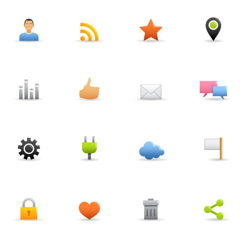 794x794 Social Networks Icons Blog Icons Icon Design Icon Set Etsy