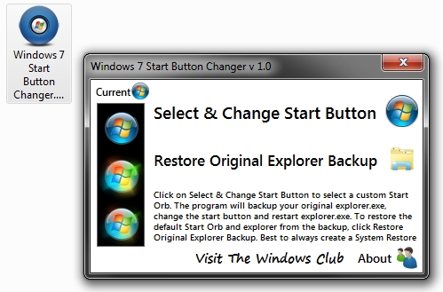 499x329 Customize Your Windows Start Menu Button
