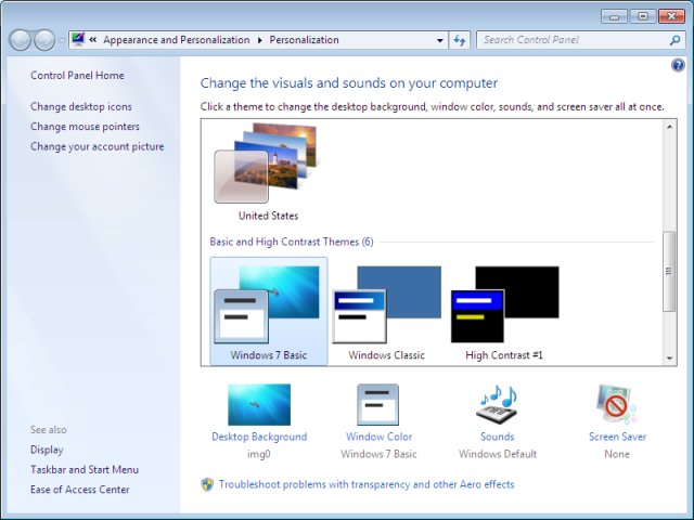 640x480 Customize Your Windows Desktop