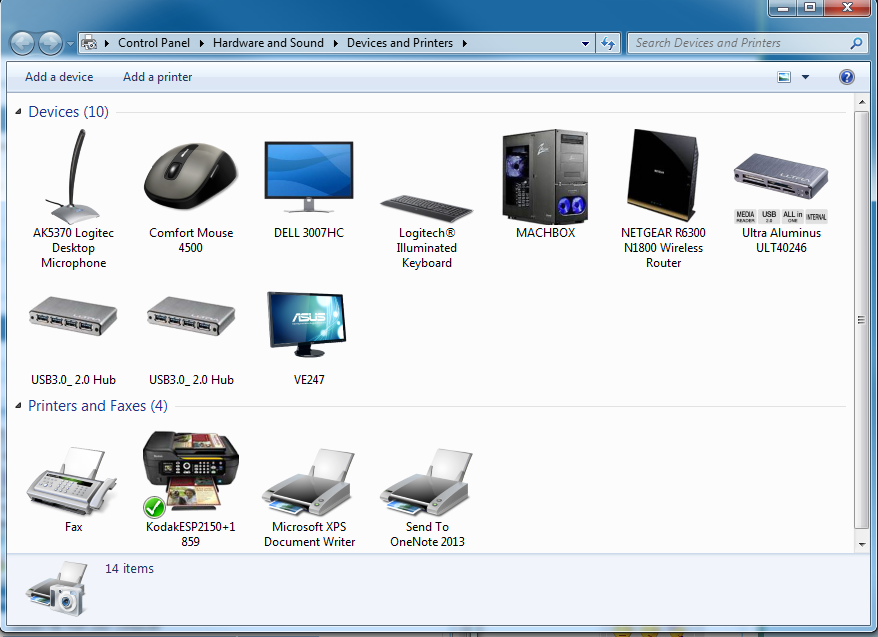 878x637 Devices And Printers