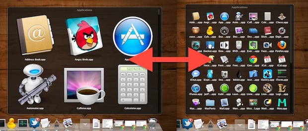 620x264 How To Change Dock Stacks Icon Size In Grid View Of Os X