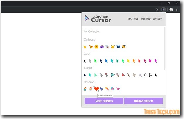 Customize Mouse Pointer In Chrome Browser Using Custom Cursor 628x405 Customize Mouse Pointer In Chrome Browser Using Custom Cursor