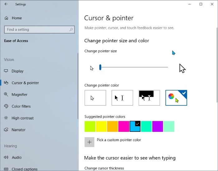 How To Change Mouse Pointer Size And Color In Windows 700x550 How To Change Mouse Pointer Size And Color In Windows