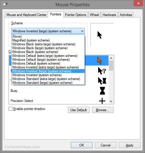 How Do I Change My Windows Mouse Cursor 489x516 How Do I Change My Windows Mouse Cursor