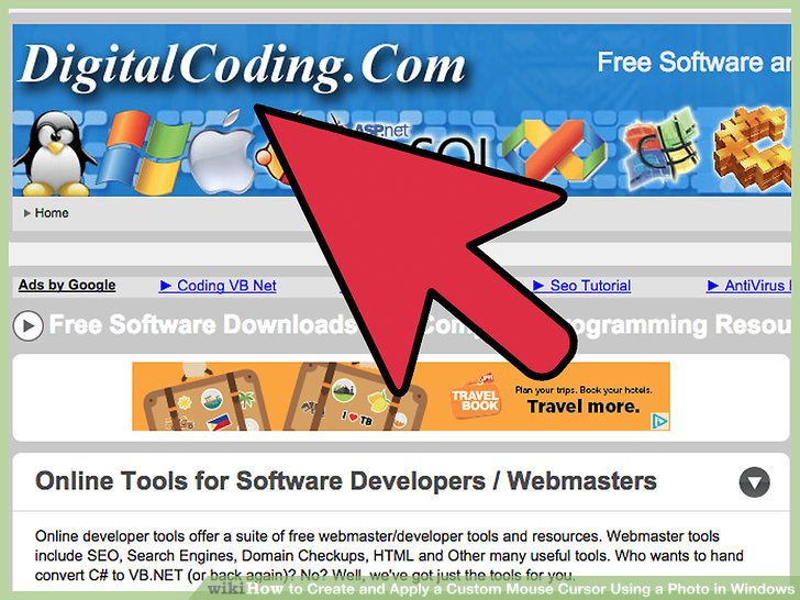 How To Create And Apply A Custom Mouse Cursor Using A Photo In Windows 728x546 How To Create And Apply A Custom Mouse Cursor Using A Photo In Windows