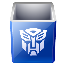 256x256 Recycle Bin Empty Icon