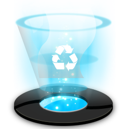 256x256 Recycle Full Icon Hologram Iconset