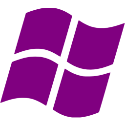 256x256 Purple Os Windows Icon