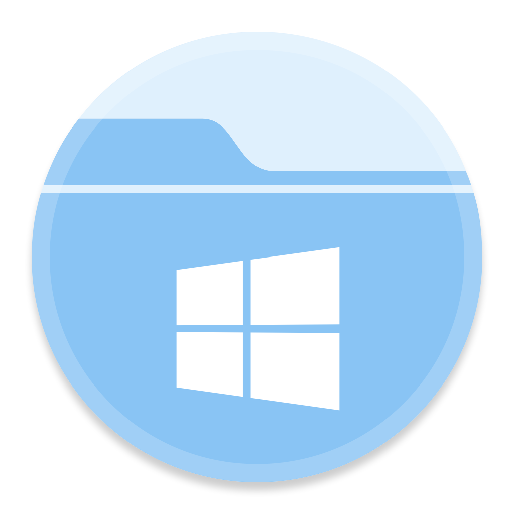 1024x1024 Windows Icon Button Ui Custom Folders Blackvariant