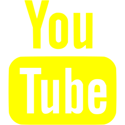 256x256 Yellow Youtube Icon