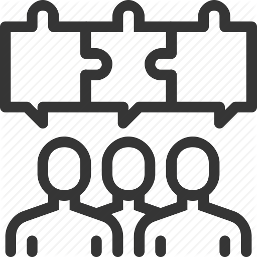 512x512 Communication, Create Community, Customer Engagement, Jigsaw