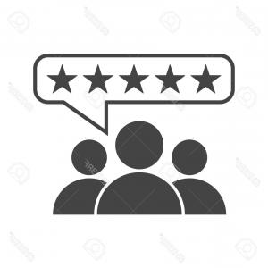 300x300 Photostock Vector Customer Experience User Rating Testimonials