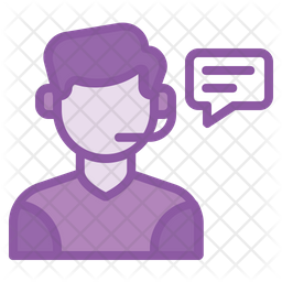 256x256 Customer Icon Of Colored Outline Style