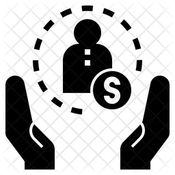 256x256 Customer Icon Of Glyph Style