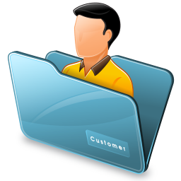 256x256 Folder Customer Icon Free Folder Iconset Iconshock