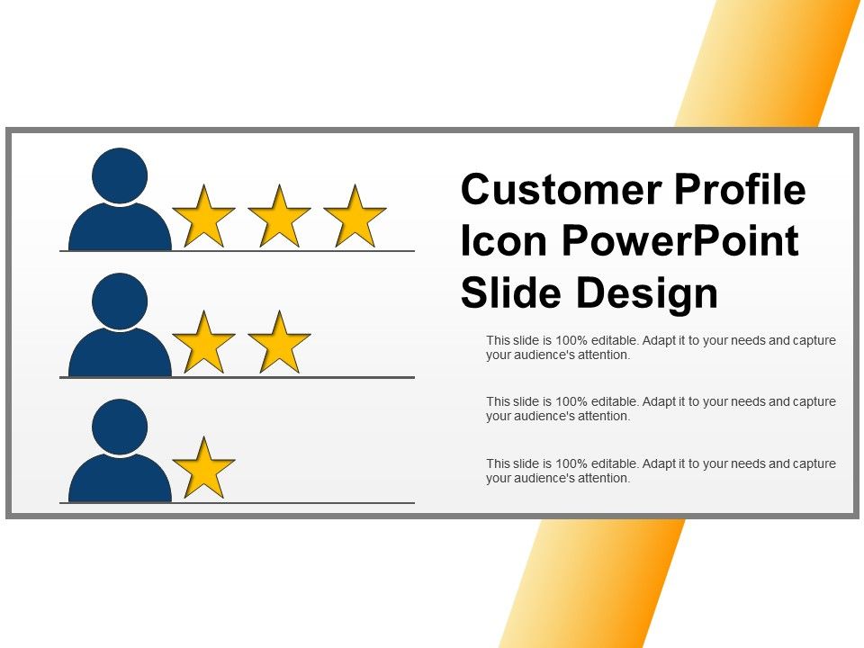 960x720 Customer Profile Icon Powerpoint Slide Design Presentation