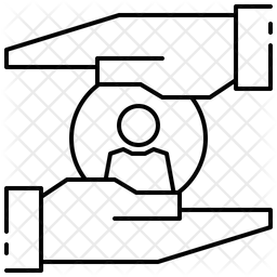 256x256 Customer Retention Icon Of Line Style