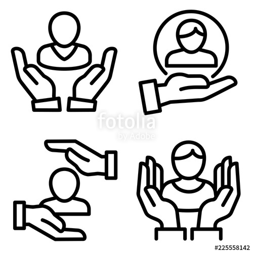 500x500 Customer Retention Icon Set Outline Set Of Customer Retention