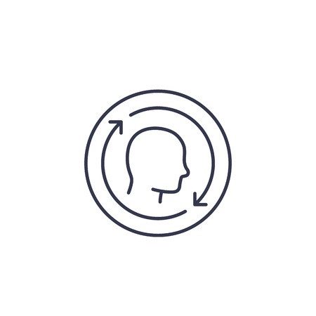 450x450 Customer Retention, Returning Client, Management Line Icon