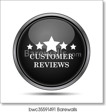 362x382 Customer Reviews Icon, Art Print Barewalls Posters Prints