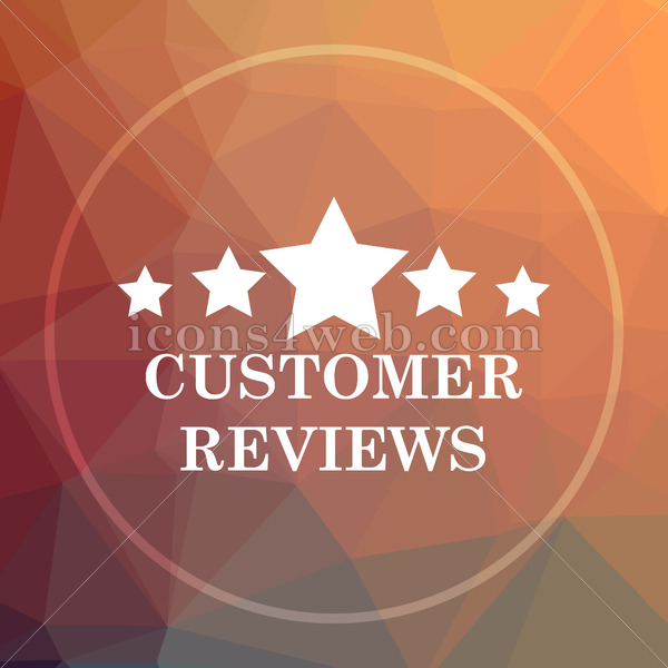 600x600 Customer Reviews Low Poly Icon Website Low Poly Icon