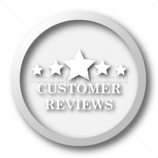 600x600 Customer Reviews White Icon Customer Reviews White Button
