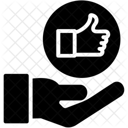 256x256 Customer Satisfaction Icon Of Glyph Style