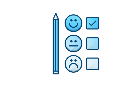 580x377 Customer Satisfaction Survey Icon Graphic