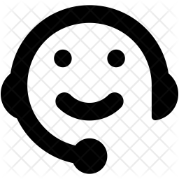 256x256 Customer Service Icon Of Glyph Style