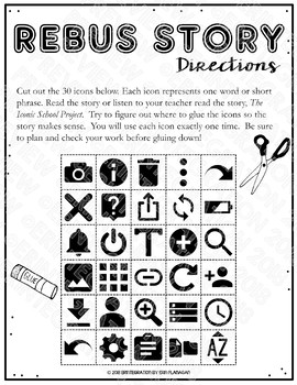 270x350 Unplugged Technology Activity Universal Icon Rebus Story Cut Paste