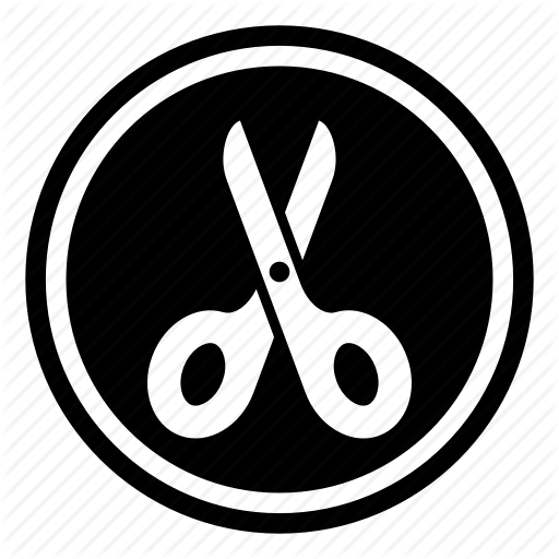 512x512 Barber, Button, Crop, Cut, Cut Copy Paste, Haircut, Tailor, Trim Icon