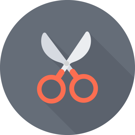 512x512 Scissor, Cut Icon Free Of Flat Vector Art Tools Icons