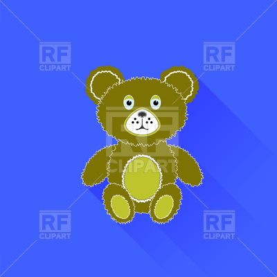 400x400 Cute Teddy Bear Icon Vector Image Of Plants And Animals