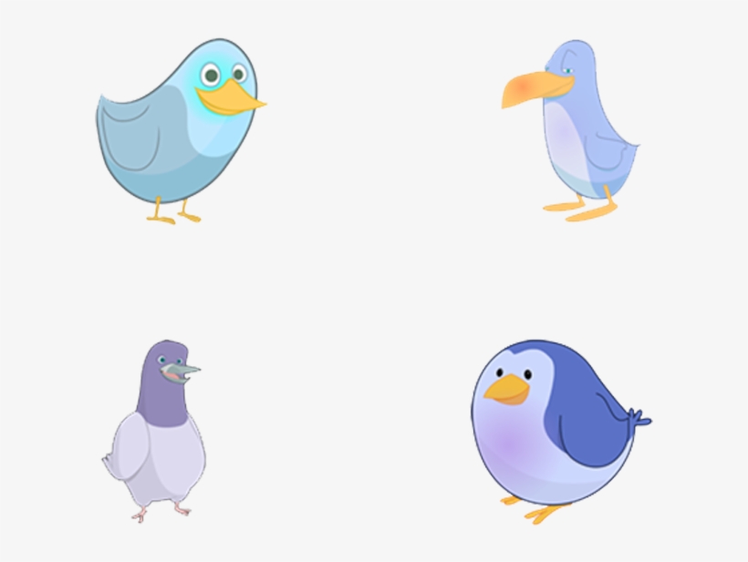 820x617 Cute Bird Icon Design