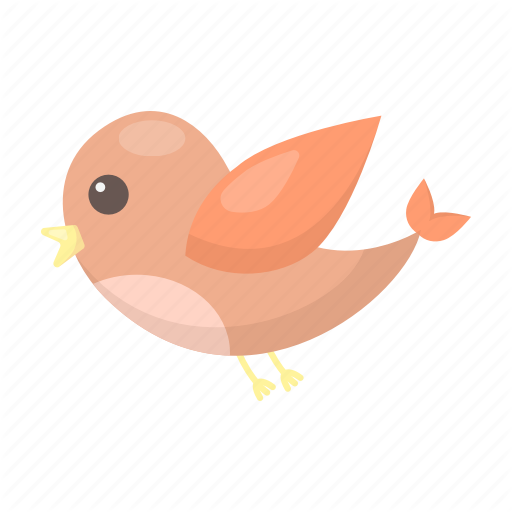 512x512 Animal, Bird, Cute, Sparrow, Toy Icon