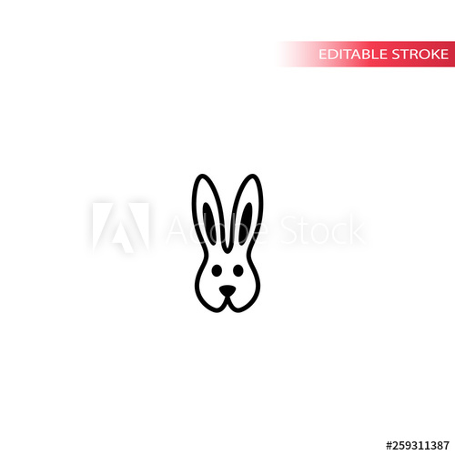 Cute Bunny Icon at Vectorified.com | Collection of Cute Bunny Icon free ...