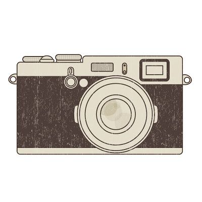 400x400 Retro Shabby Photo Camera Clip Art Wedding Camera Clip Art