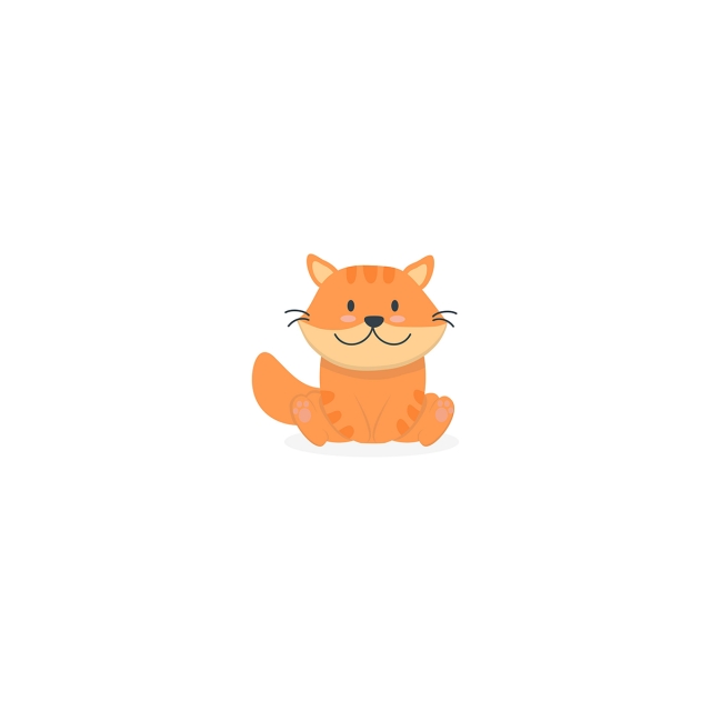 640x640 Cute Baby Cat Icon, Cat, Cute, Vector Png And Vector