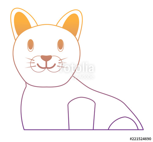 Cute Cat Icon Stock Image And Royalty Free Vector 500x467 Cute Cat Icon Stock Image And Royalty Free Vector