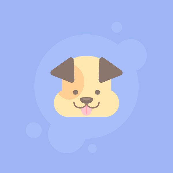 How To Draw A Cute Dog Icon In Easy Steps In Adobe Illustrator 600x600 How To Draw A Cute Dog Icon In Easy Steps In Adobe Illustrator